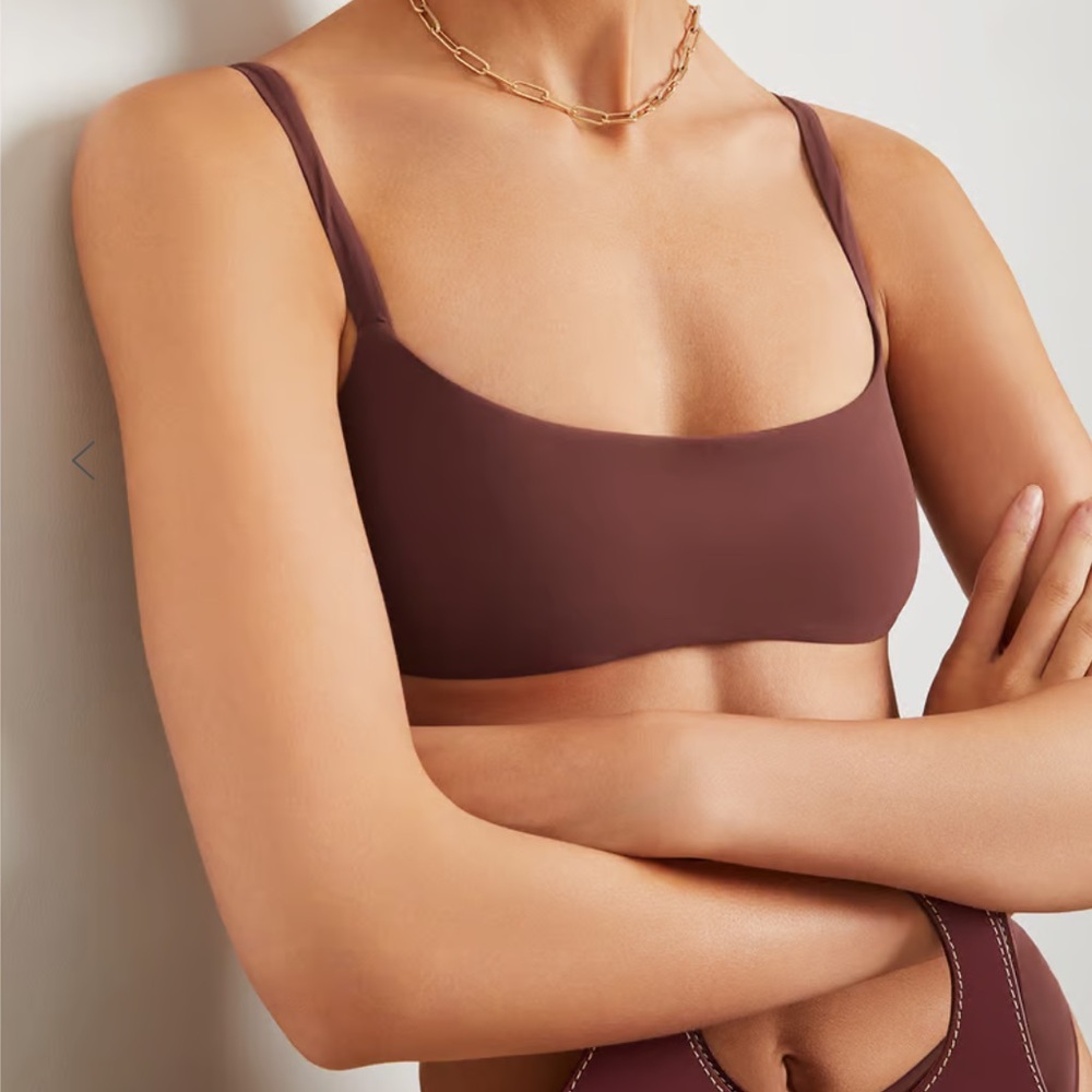 NWT Anemos Square Neck Bikini Top, XS